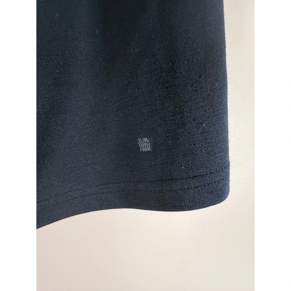 Mack Weldon Ace Sweatshort Navy Blue Mens Size L Cotton Blend French Terry